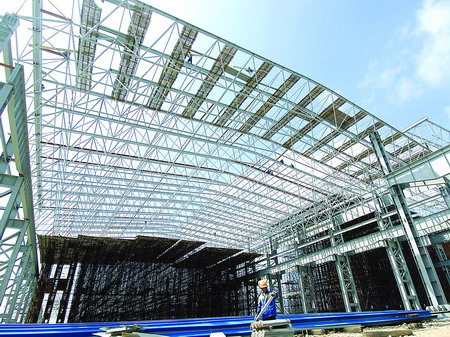 简阳船厂网架工程