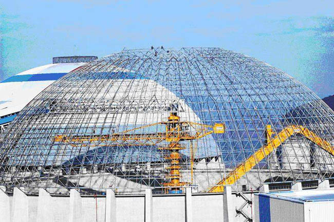 简阳电厂网架工程