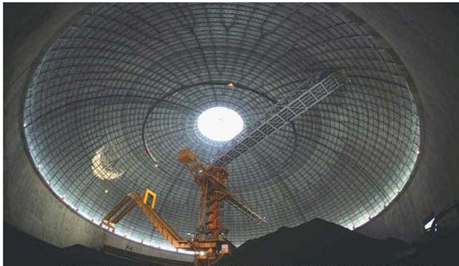 简阳发电厂干煤棚网架