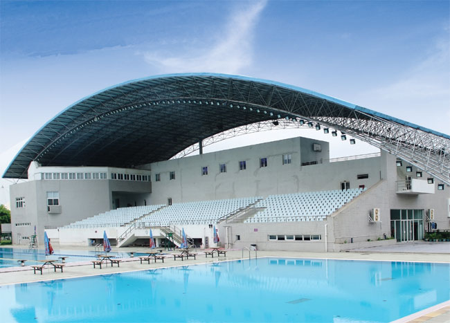 简阳游泳馆网架